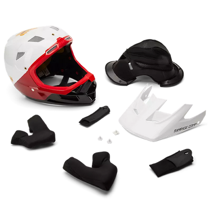 Fox Racing Rampage Comp Full Face Helmet - Baysik - CE/CPSC - Oat