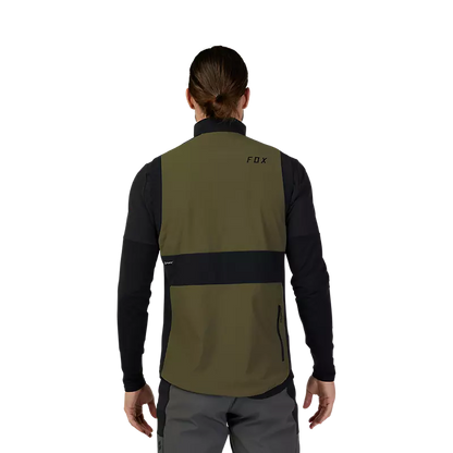 Fox Racing Defend Fire Alpha Cycling Vest - Olive Green