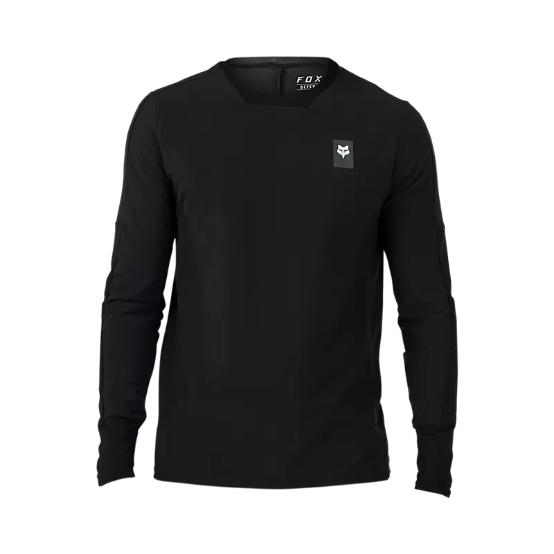 Fox Racing Defend Thermal Long Sleeve MTB Jersey - Black - 2024