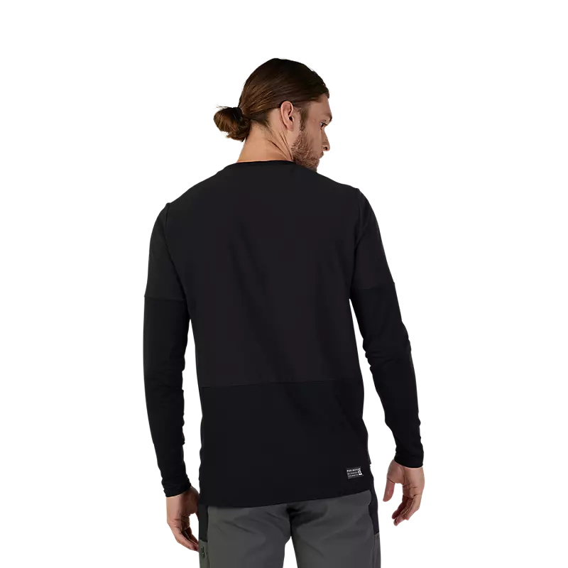 Fox Racing Defend Thermal Long Sleeve MTB Jersey - Black - 2024