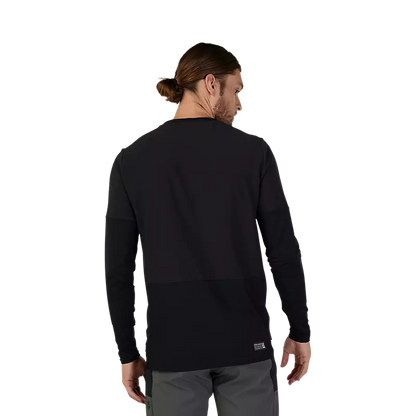 Fox Racing Defend Thermal Long Sleeve MTB Jersey - Black - 2024