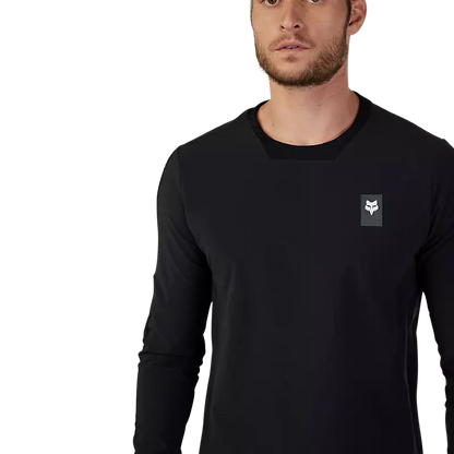 Fox Racing Defend Thermal Long Sleeve MTB Jersey - Black - 2024