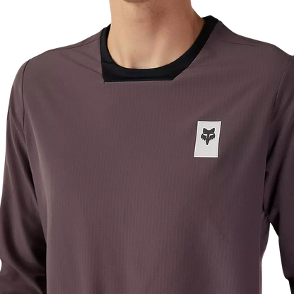 Fox Racing Defend Thermal Long Sleeve MTB Jersey - Purple - 2023