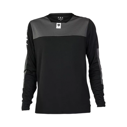 Fox Racing Defend Long Sleeve MTB Jersey - Foxhead - Black