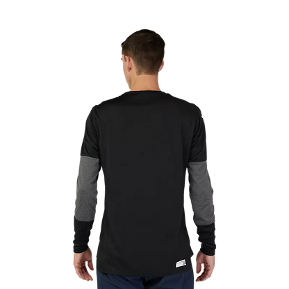 Fox Racing Defend Long Sleeve MTB Jersey - Foxhead - Black