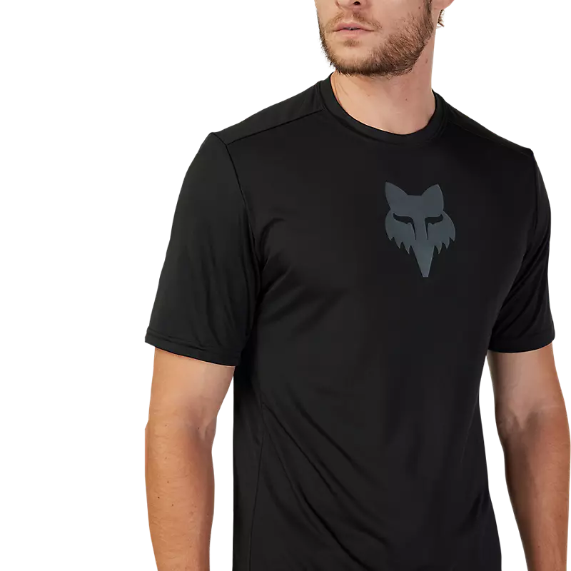 Fox Racing Ranger Short Sleeve MTB Jersey - Lab Head - Black