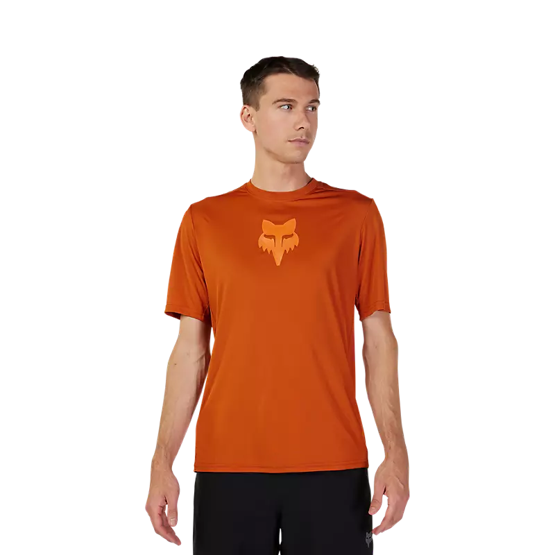 Fox Racing Ranger Short Sleeve MTB Jersey - Lab Head - Burnt Orange