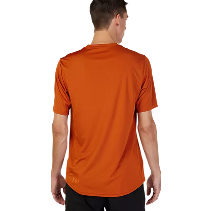 Fox Racing Ranger Short Sleeve MTB Jersey - Lab Head - Burnt Orange