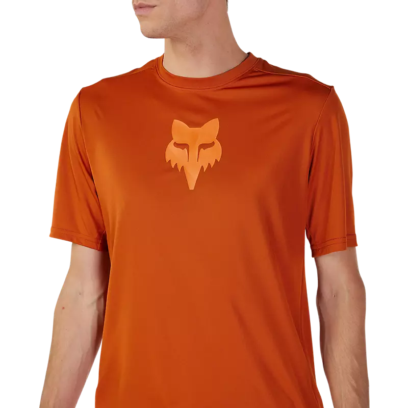 Fox Racing Ranger Short Sleeve MTB Jersey - Lab Head - Burnt Orange