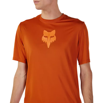 Fox Racing Ranger Short Sleeve MTB Jersey - Lab Head - Burnt Orange