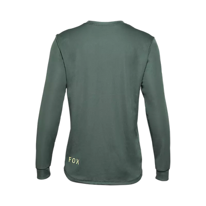 Fox Racing Ranger Long Sleeve MTB Jersey - Youth - Hunter Green