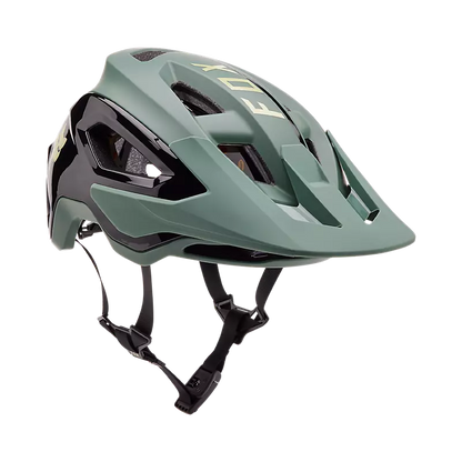 Fox Racing Speedframe Pro MTB Helmet - Blocked - Hunter Green