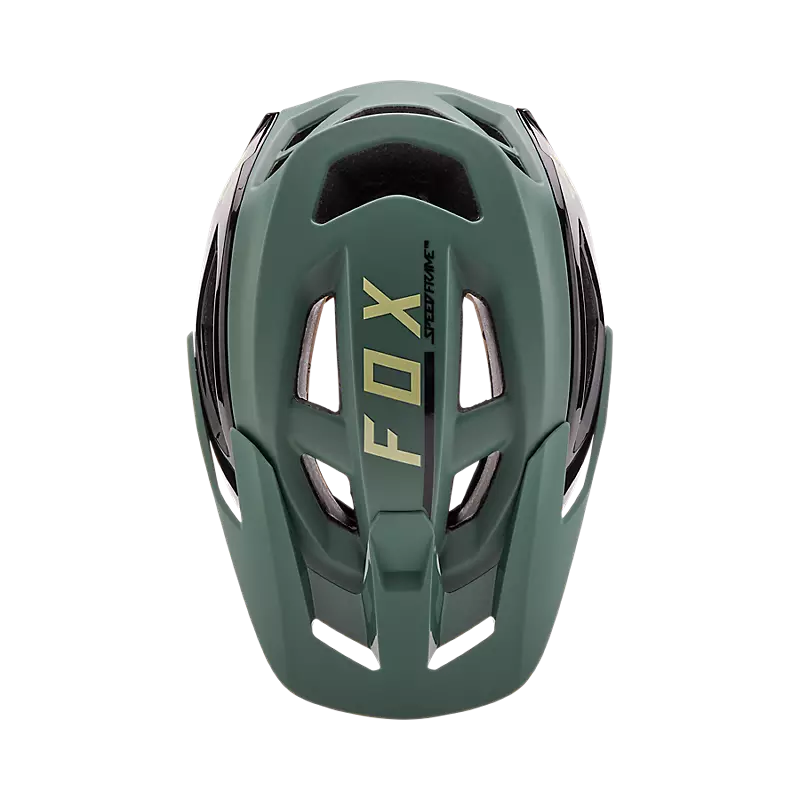 Fox Racing Speedframe Pro MTB Helmet - Blocked - Hunter Green