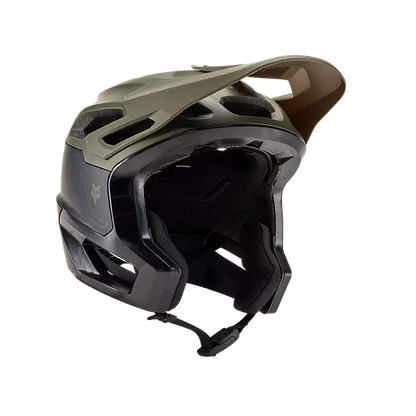 Fox Racing Dropframe Pro MTB Helmet - Runn - Olive Green