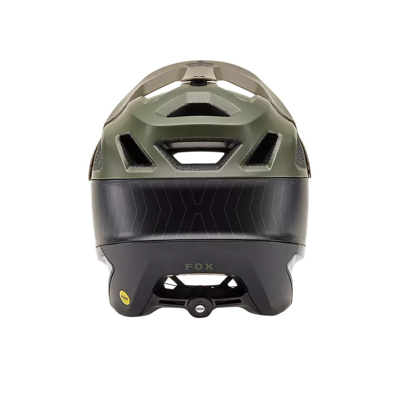 Fox Racing Dropframe Pro MTB Helmet - Runn - Olive Green