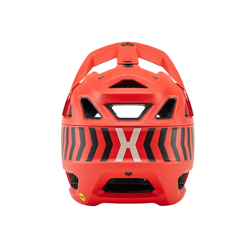 Fox Racing Proframe Full Face Helmet - Nace - Orange Flame