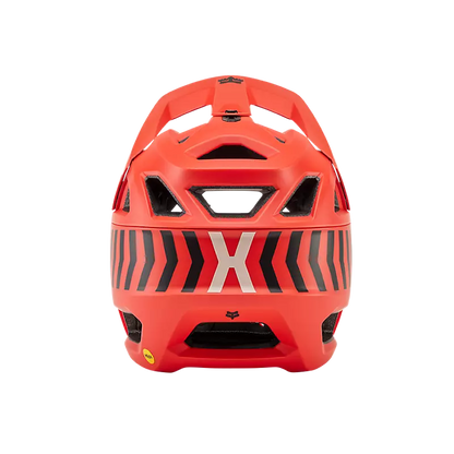 Fox Racing Proframe Full Face Helmet - Nace - Orange Flame