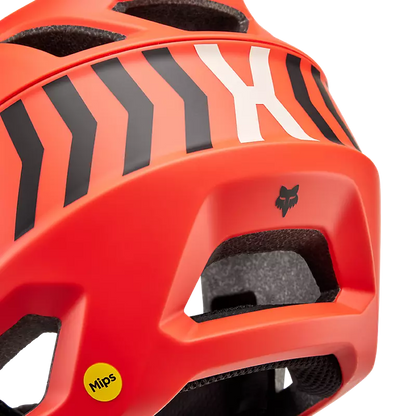 Fox Racing Proframe Full Face Helmet - Nace - Orange Flame