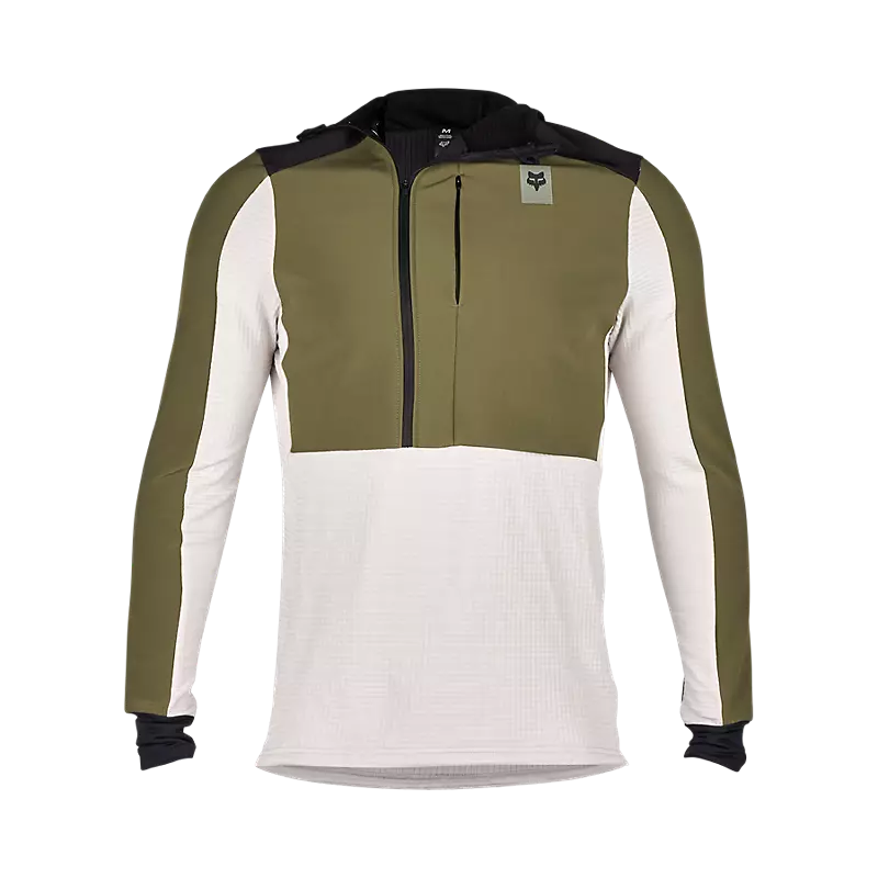 Fox Racing Defend Thermal Hoodie - Olive Green