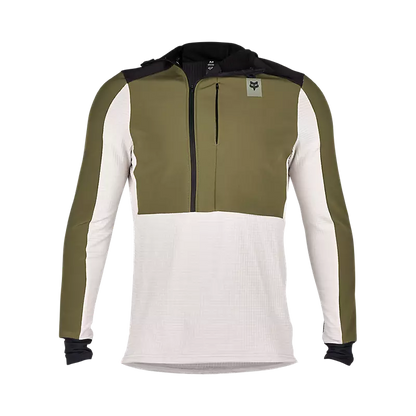 Fox Racing Defend Thermal Hoodie - Olive Green