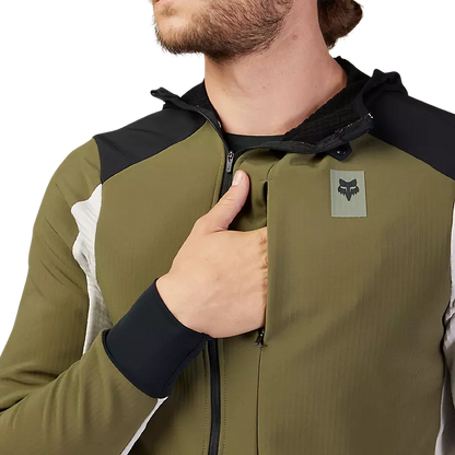 Fox Racing Defend Thermal Hoodie - Olive Green