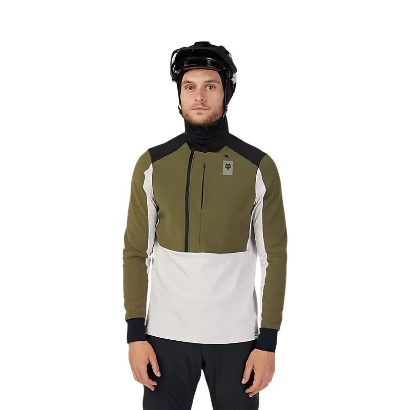 Fox Racing Defend Thermal Hoodie - Olive Green