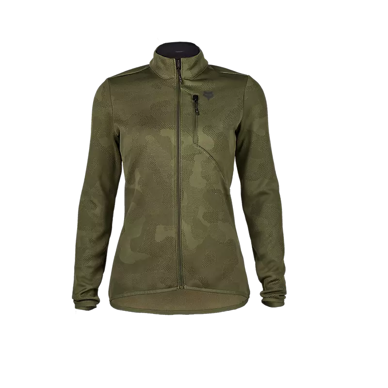 Fox Racing Ranger Midlayer Full-Zip Jacket - Womens - Olive Green