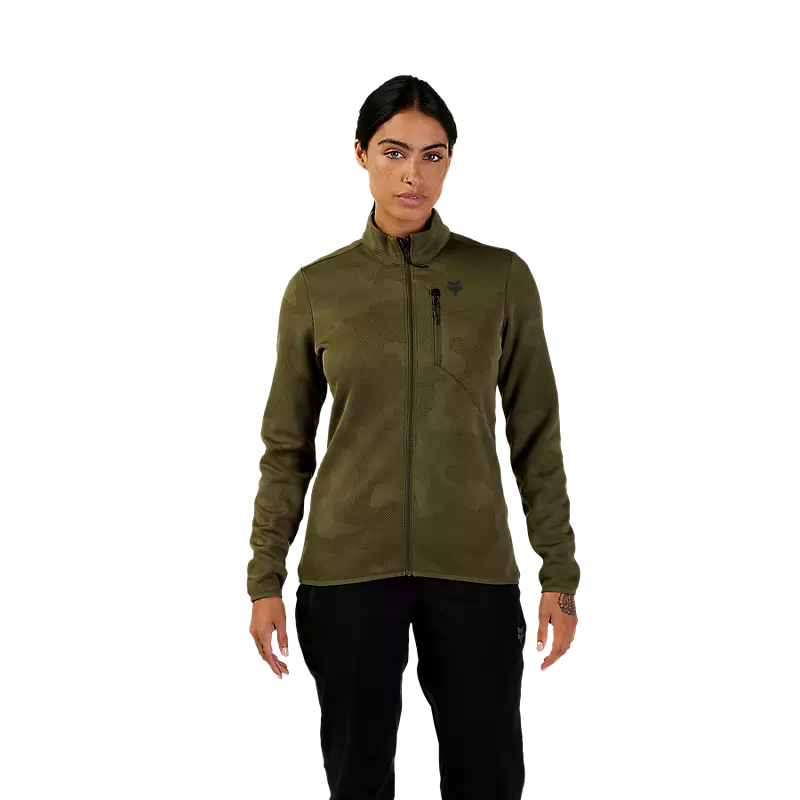 Fox Racing Ranger Midlayer Full-Zip Jacket - Womens - Olive Green