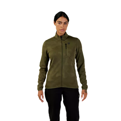 Fox Racing Ranger Midlayer Full-Zip Jacket - Womens - Olive Green