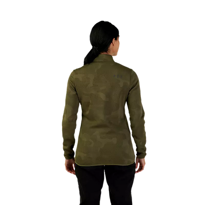 Fox Racing Ranger Midlayer Full-Zip Jacket - Womens - Olive Green