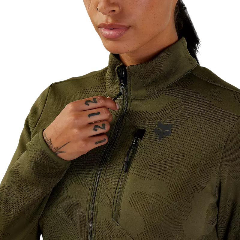 Fox Racing Ranger Midlayer Full-Zip Jacket - Womens - Olive Green