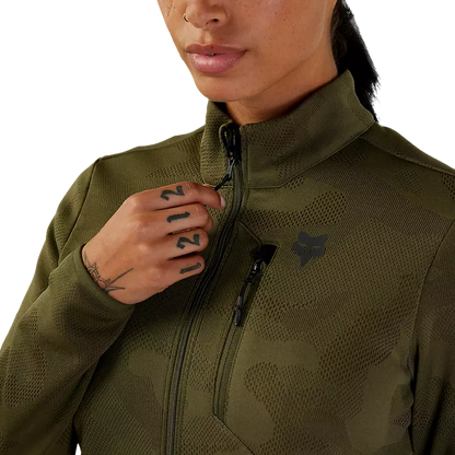 Fox Racing Ranger Midlayer Full-Zip Jacket - Womens - Olive Green