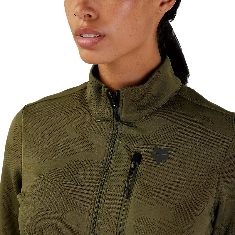 Fox Racing Ranger Midlayer Full-Zip Jacket - Womens - Olive Green