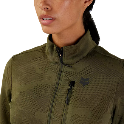 Fox Racing Ranger Midlayer Full-Zip Jacket - Womens - Olive Green