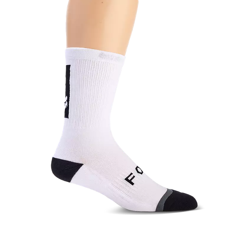 Fox Racing 8" Defend Sock - White