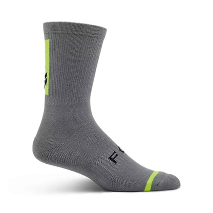 Fox Racing 8" Defend Sock - Steel Gray