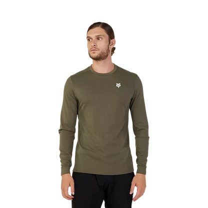 Fox Racing Ranger Dri Release MD Long Sleeve MTB Jersey - Tred - Olive Green