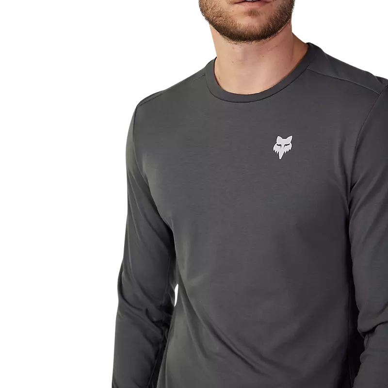 Fox Racing Ranger Dri Release MD Long Sleeve MTB Jersey - Tred - Dark Shadow