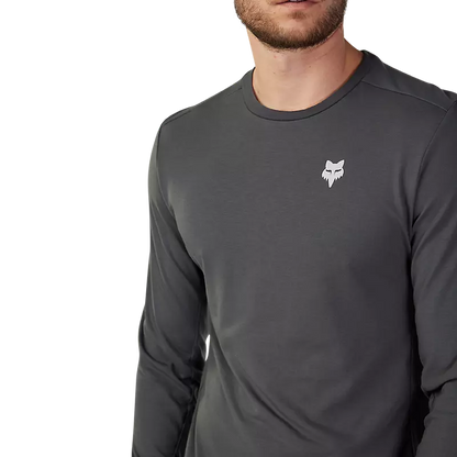 Fox Racing Ranger Dri Release MD Long Sleeve MTB Jersey - Tred - Dark Shadow