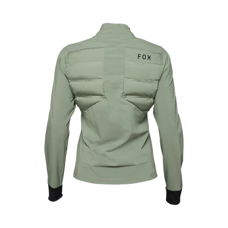 Fox Racing Flexair Fire Hybrid Cycling Jacket - Womens - Moss