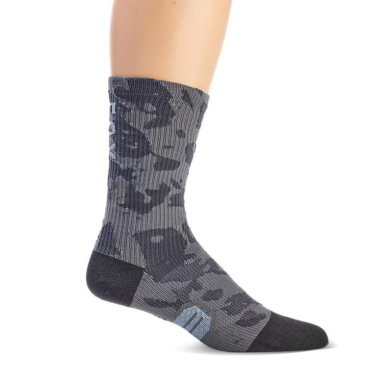 Fox Racing 8" Ranger Sock - Gray Camo