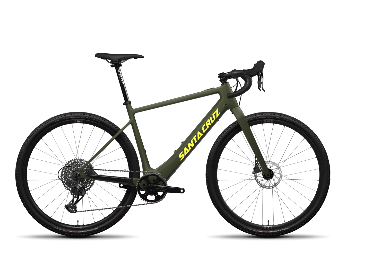 Santa Cruz Skitch Carbon CC 700c - Apex - Matt Olive Green - 2024