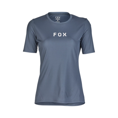 Fox Racing Ranger Short Sleeve MTB Jersey - Wordmark - Womens - Graphite