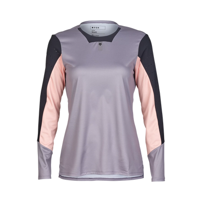 Fox Racing Defend Long Sleeve MTB Jersey - Womens - Stone