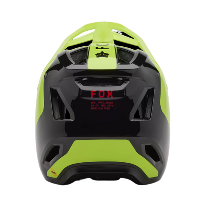 Fox Racing Rampage Full Face Helmet - Barge - Flo Yellow