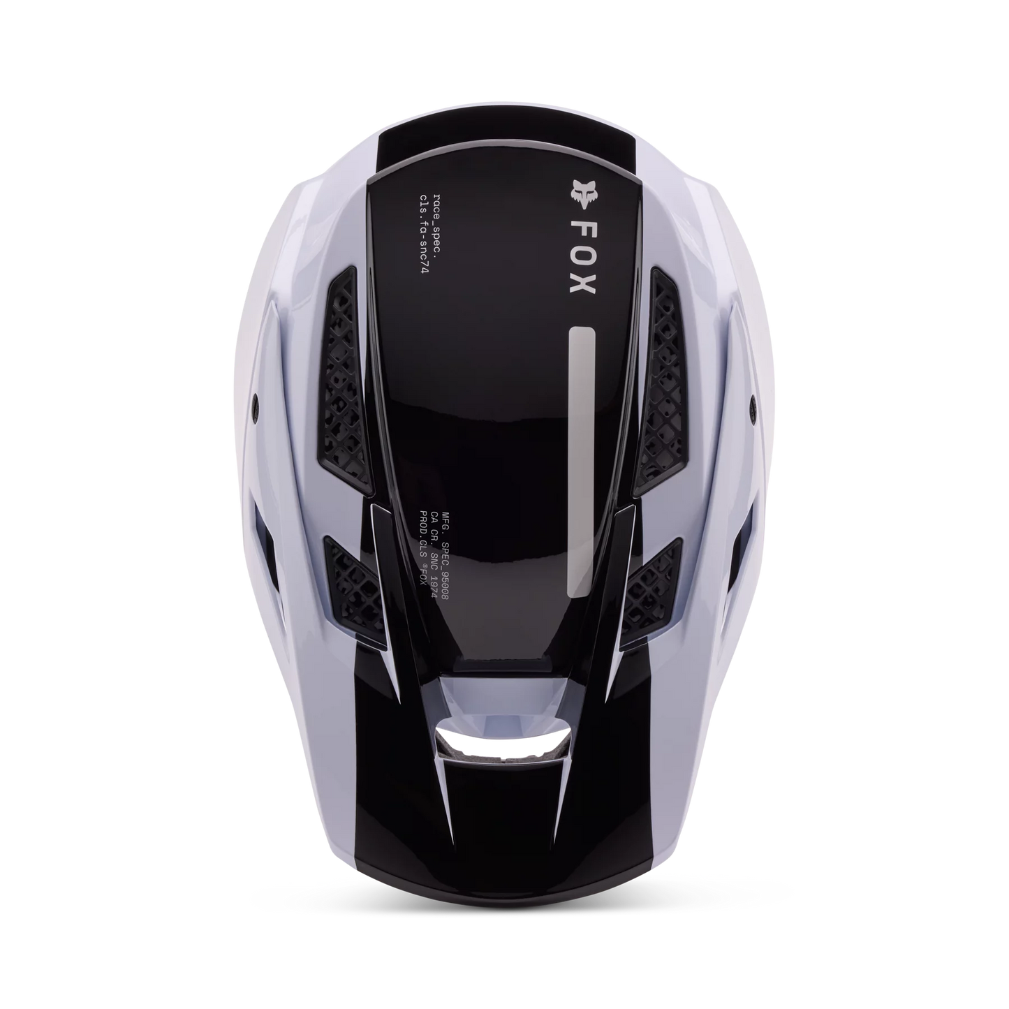 Fox Racing Rampage Pro Carbon Full Face Helmet - Intrude - CE/CPSC - White