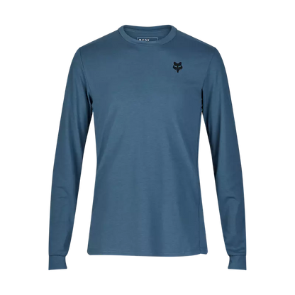 Fox Racing Ranger Dri Release Long Sleeve MTB Jersey - Shepherds - Dark Vintage Blue