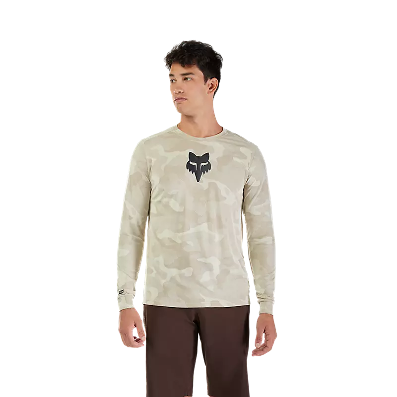 Fox Racing Ranger Tru Dri Long Sleeve MTB Jersey - Cream