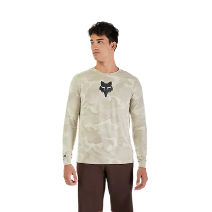 Fox Racing Ranger Tru Dri Long Sleeve MTB Jersey - Cream