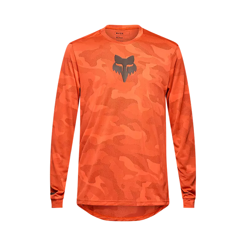 Fox Racing Ranger Tru Dri Long Sleeve MTB Jersey - Blood Orange